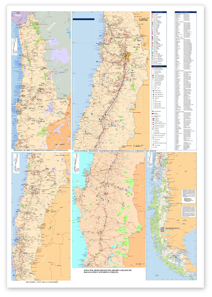 Mapa Sud America